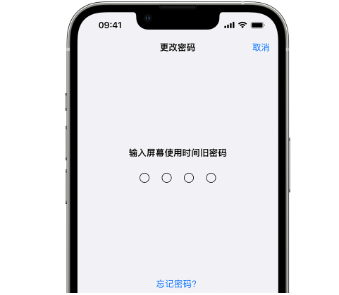 山阳iPhone屏幕维修分享iPhone屏幕使用时间密码忘记了怎么办 